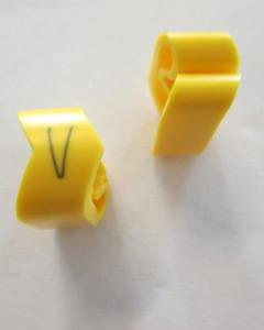 Cable noticeable clip 3-6 yellow/black V   diameter 8-16mm